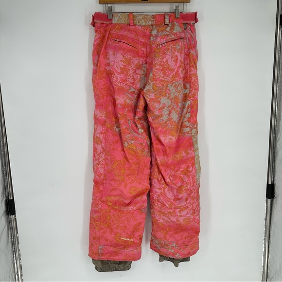 Obermeyer Pink Print Snow Pants Sz 10 Womens - Picture 3 of 8